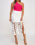 White skirt