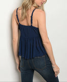 Navy Blue Top