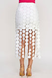 White skirt